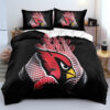arizona cardinals bed set quilt set quilt bedroom bedding set v27