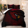 arizona cardinals bed sets quilt set quilt bedroom bedding set v28