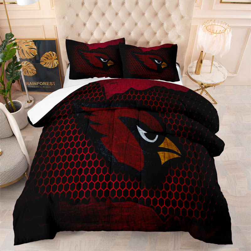 Arizona Cardinals Bed Sets Quilt Set Quilt Bedroom Bedding Set