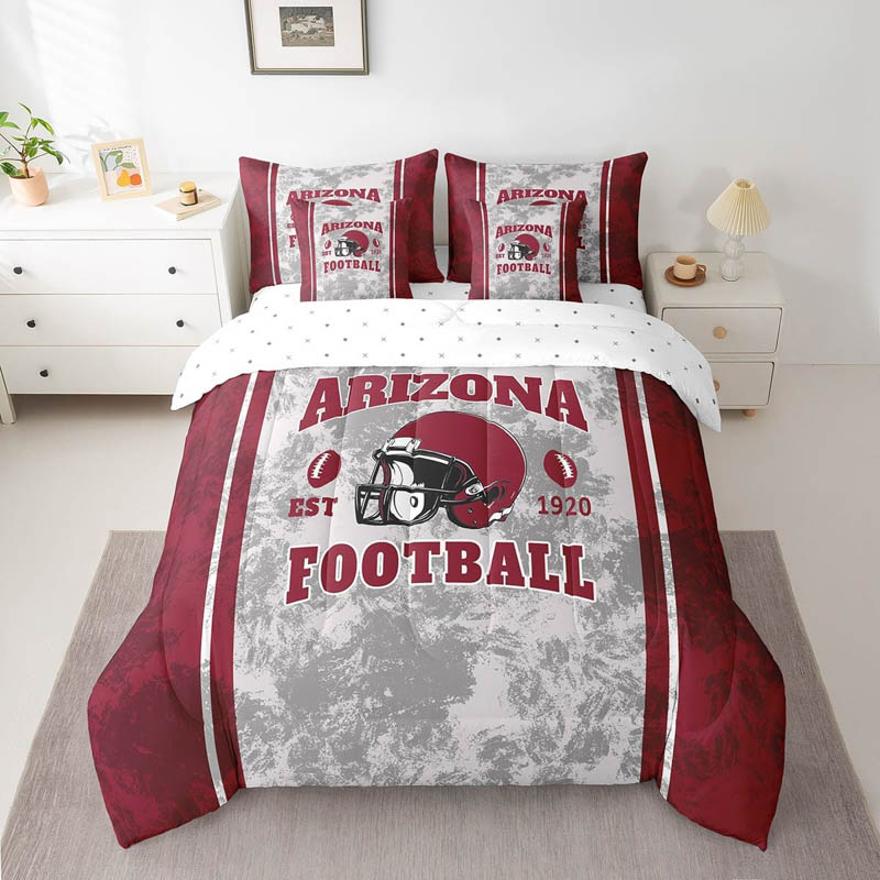 Arizona Cardinals Bed Sets Quilt Set Quilts Bedroom Bedding Set