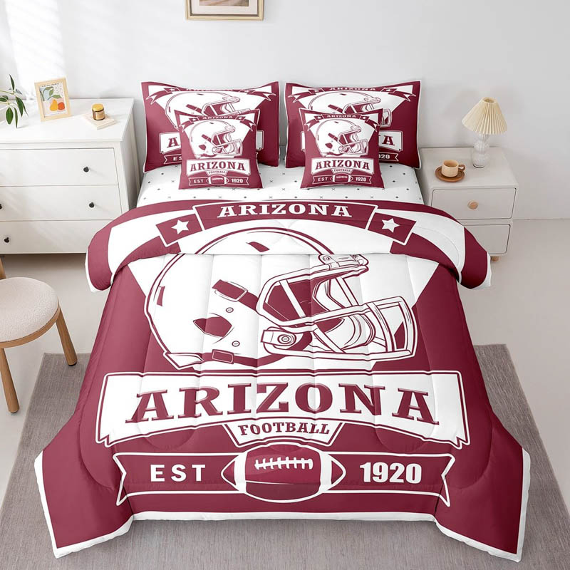 Arizona Cardinals Bed Sets Quilt Sets Quilt Bedroom Bedding Set