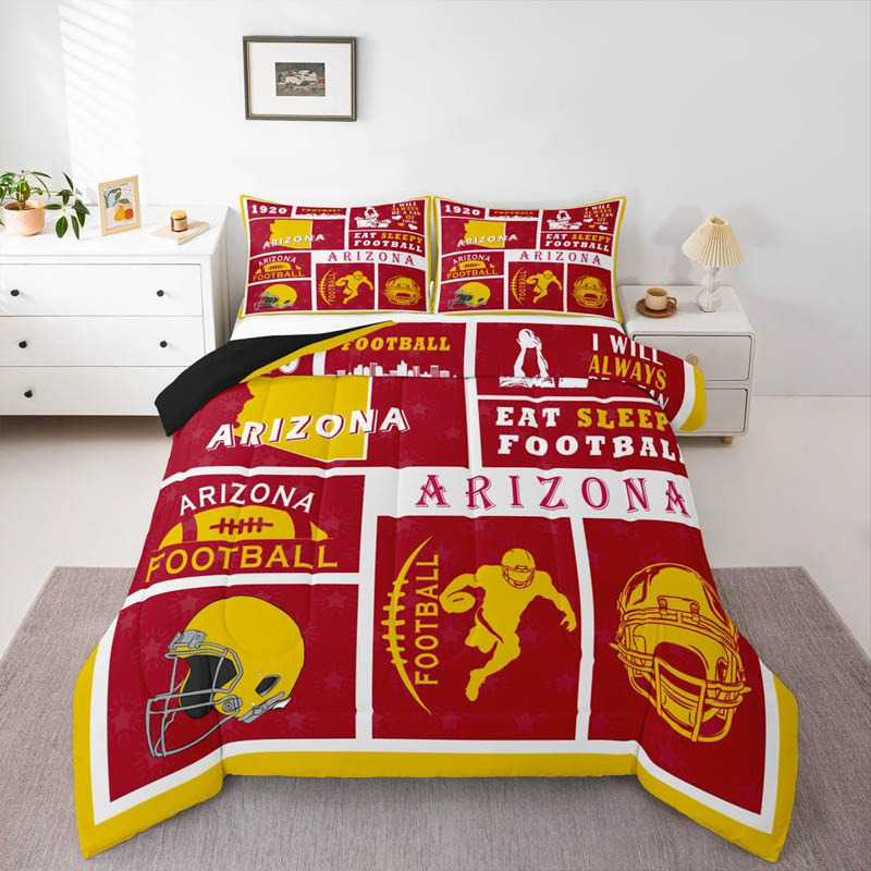 Arizona Cardinals Bedding Set Quilt Sets Quilts Bedroom Bedding Sets