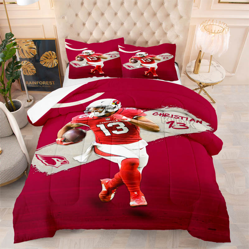 Arizona Cardinals Bedding Sets Quilt Set Quilt Bedroom Bedding Set