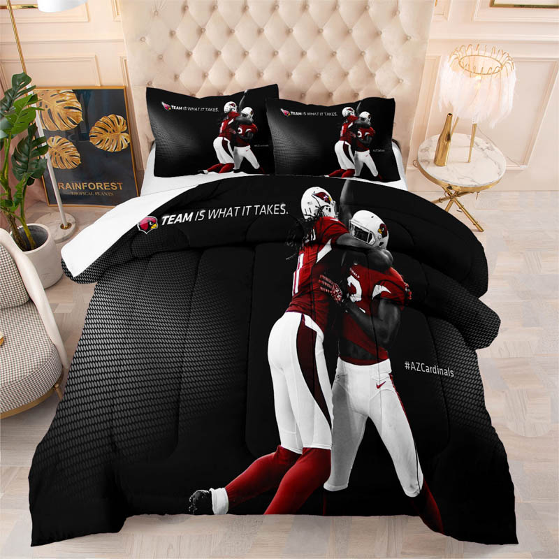 Arizona Cardinals Bedding Sets Quilt Set Quilt Bedroom Bedding Set