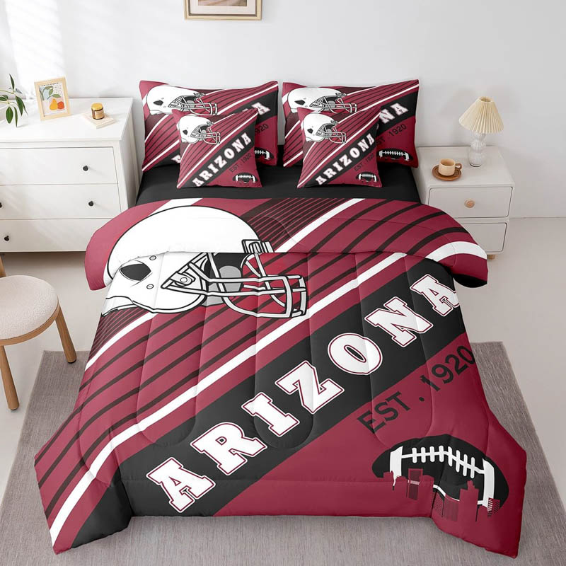 Arizona Cardinals Bedding Sets Quilt Set Quilt Bedroom Bedding Sets