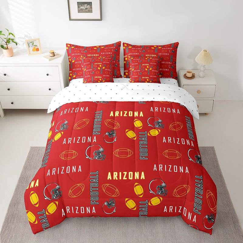 Arizona Cardinals Bedding Sets Quilt Sets Quilt Bedroom Bedding Set