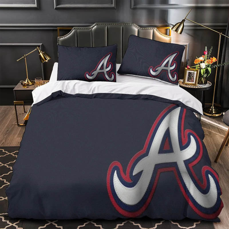 Atlanta Braves Bed Set Quilt Set Quilts Bedroom Bedding Set