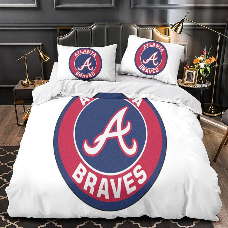 Atlanta Braves Bed Set Quilt Sets Quilt Bedroom Bedding Set