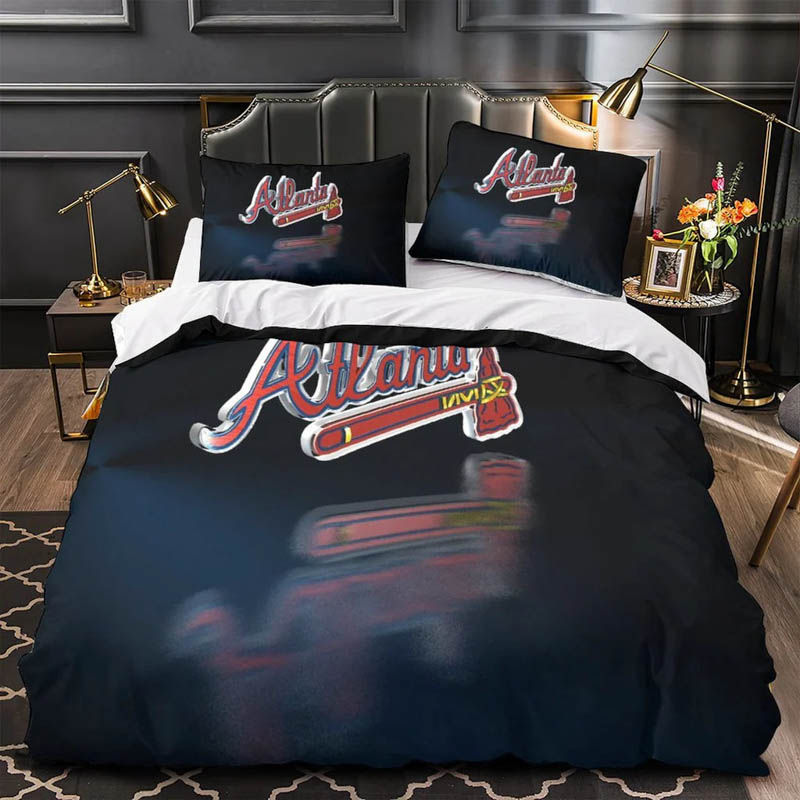 Atlanta Braves Bedding Sets Quilt Set Quilt Bedroom Bedding Set