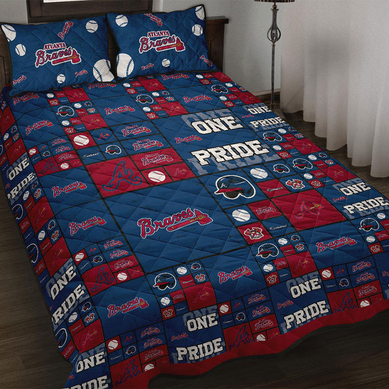 Atlanta Braves Bedding Sets Quilt Set Quilts Bedroom Bedding Set