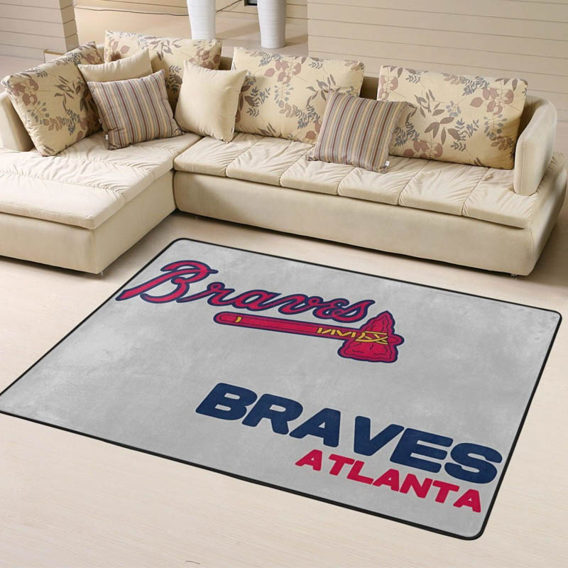 Atlanta Braves Rug Atlanta Braves Carpet Kitchen Rug Indoor Rug