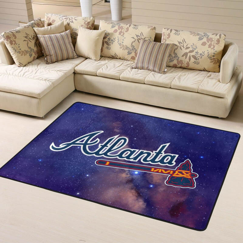 Atlanta Braves Rug Atlanta Braves Carpet Living Room Area Rug Indoor Rugs
