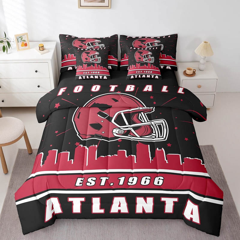 Atlanta Falcons Bed Set Quilt Set Quilt Bedroom Bedding Set