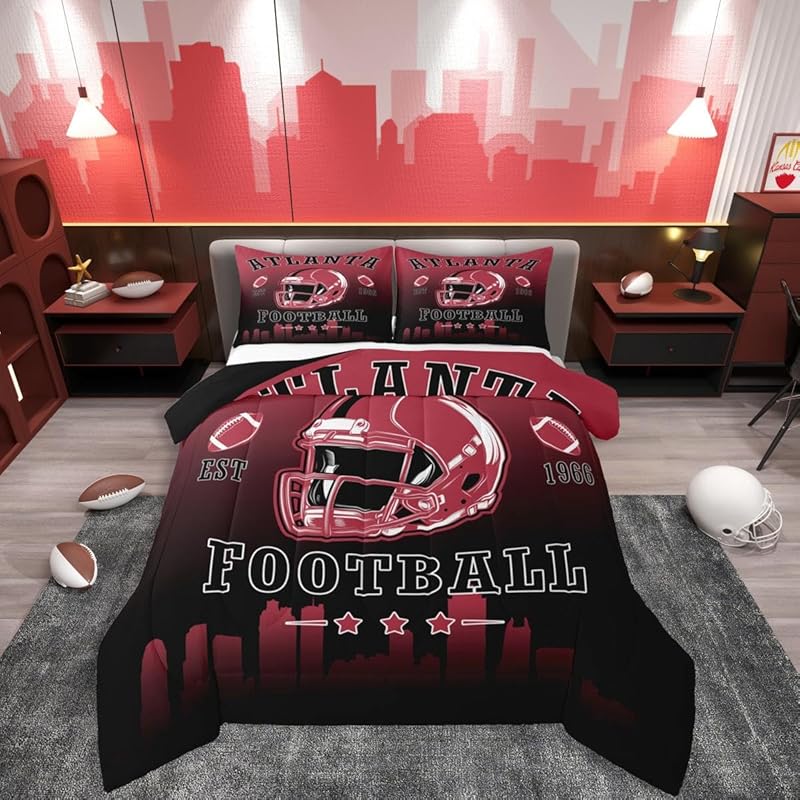 Atlanta Falcons Bedding Set Quilt Set Quilt Bedroom Bedding Set