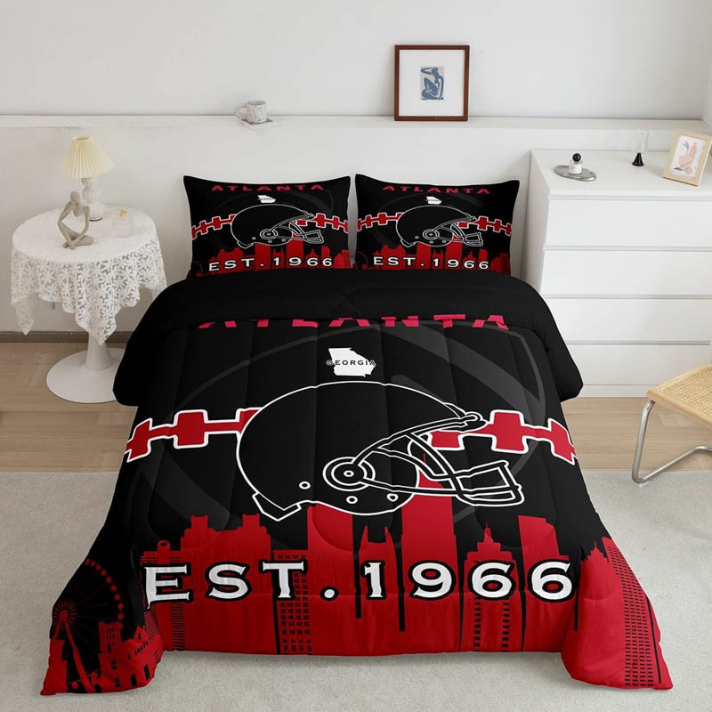 Atlanta Falcons Bedding Set Quilt Set Quilt Bedroom Bedding Sets