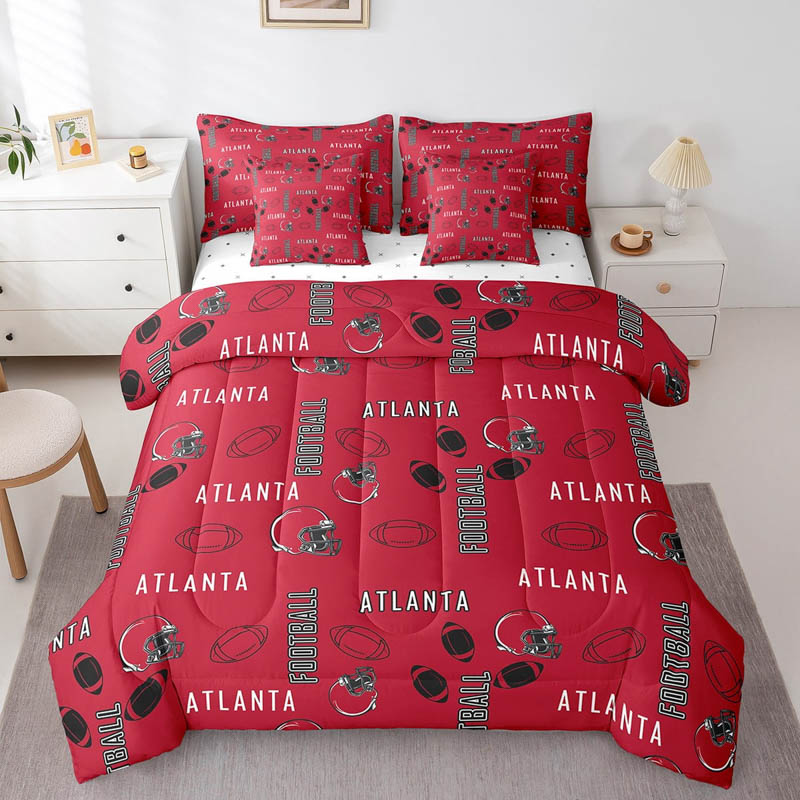 Atlanta Falcons Bedding Set Quilt Set Quilts Bedroom Bedding Set