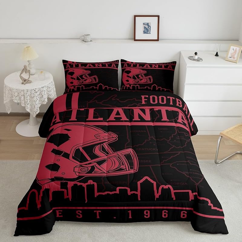 Atlanta Falcons Bedding Set Quilt Sets Quilt Bedroom Bedding Sets