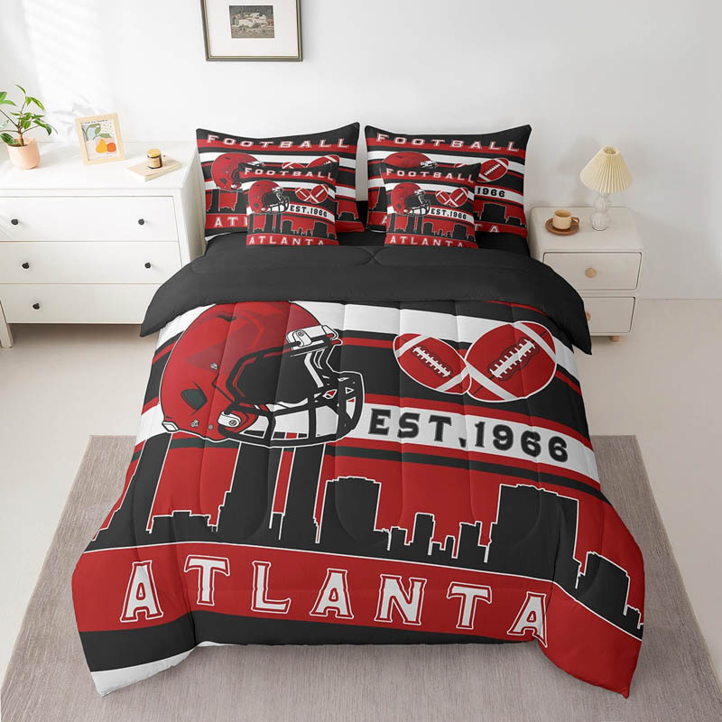 Atlanta Falcons Bedding Set Quilt Sets Quilts Bedroom Bedding Set