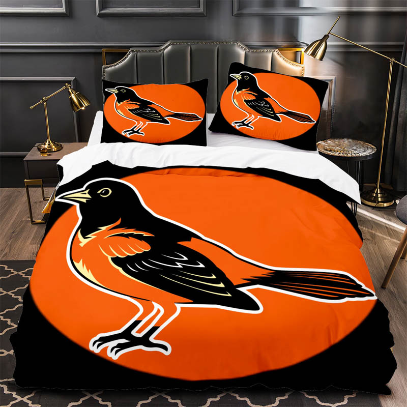 Baltimore Orioles Bedding Set Quilt Set Quilt Bedroom Bedding Set