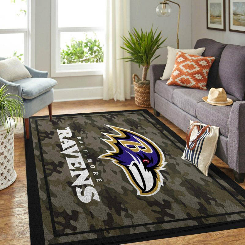 Baltimore Ravens Area Rug Baltimore Ravens Carpet Living Room Area Rug Indoor Outdoor Rug