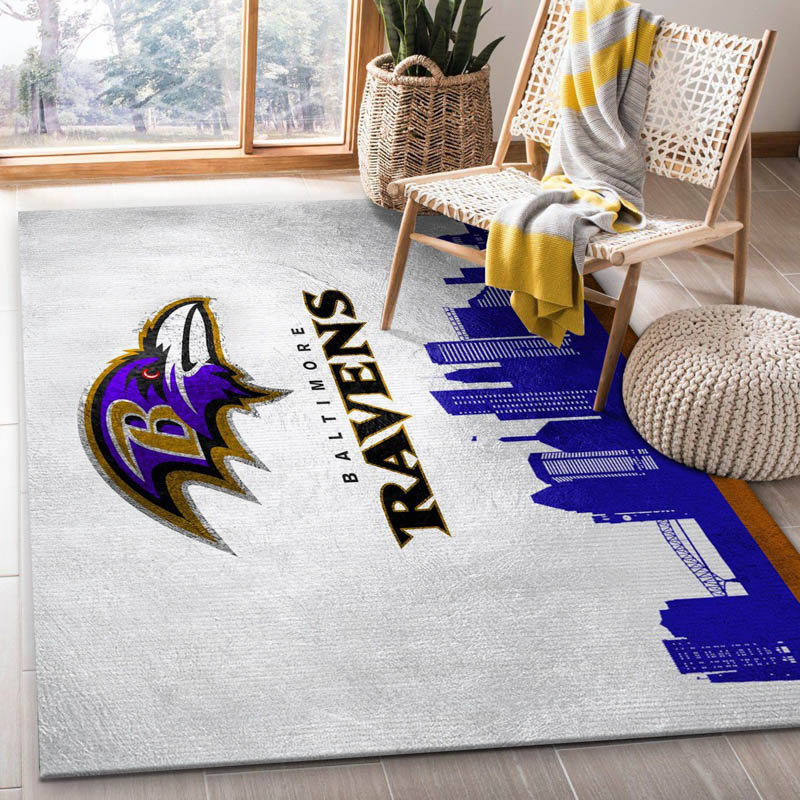 Baltimore Ravens Area Rug Baltimore Ravens Carpet Living Room Area Rug Indoor Rug