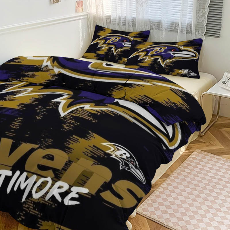 Baltimore Ravens Bed Set Quilt Set Quilts Bedroom Bedding Set