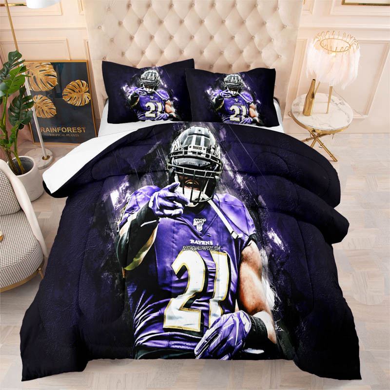Baltimore Ravens Bed Set Quilt Sets Quilts Bedroom Bedding Set