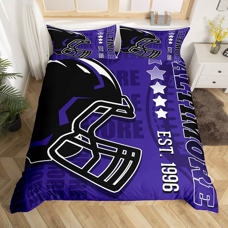 Baltimore Ravens Bed Sets Quilt Set Quilts Bedroom Bedding Set