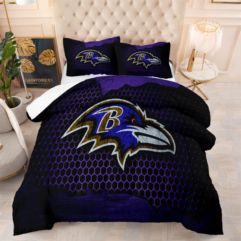 Baltimore Ravens Bed Sets Quilt Set Quilts Bedroom Bedding Sets