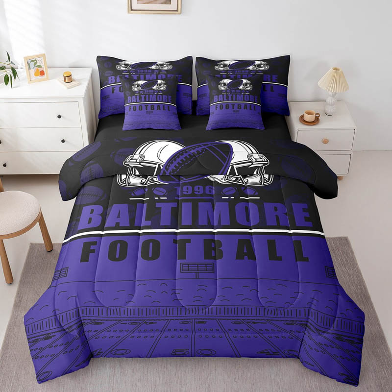 Baltimore Ravens Bed Sets Quilt Sets Quilt Bedroom Bedding Sets