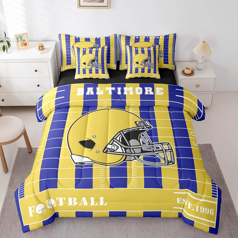 Baltimore Ravens Bed Sets Quilt Sets Quilts Bedroom Bedding Set