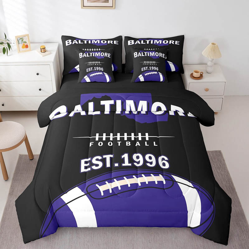 Baltimore Ravens Bed Sets Quilt Sets Quilts Bedroom Bedding Set