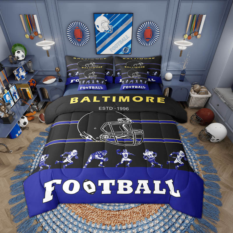 Baltimore Ravens Bed Sets Quilt Sets Quilts Bedroom Bedding Sets