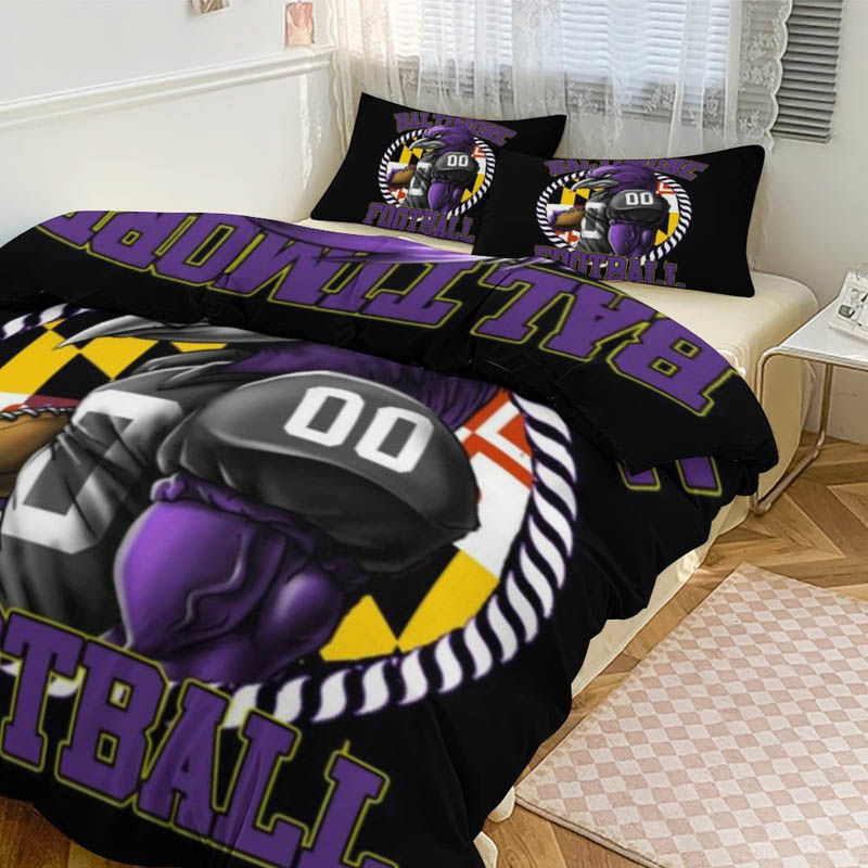 Baltimore Ravens Bedding Set Quilt Set Quilts Bedroom Bedding Sets