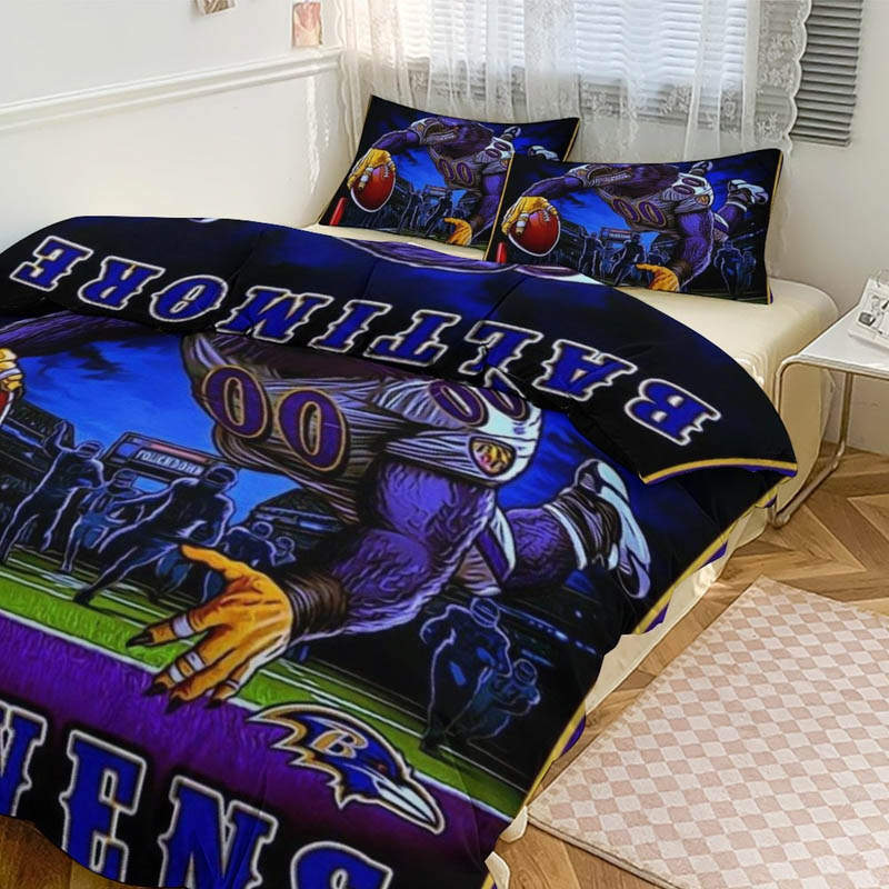 Baltimore Ravens Bedding Set Quilt Sets Quilts Bedroom Bedding Sets