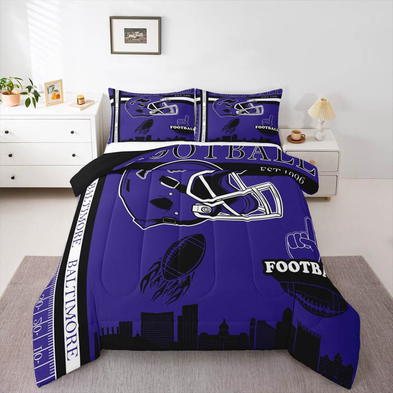 Baltimore Ravens Bedding Sets Quilt Set Quilt Bedroom Bedding Set