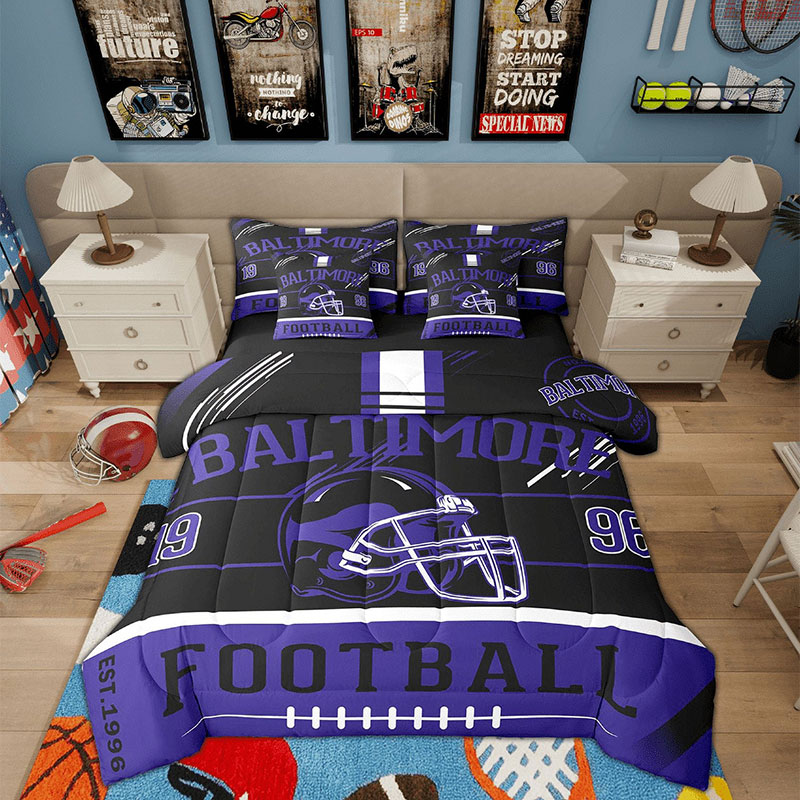 Baltimore Ravens Bedding Sets Quilt Set Quilts Bedroom Bedding Sets