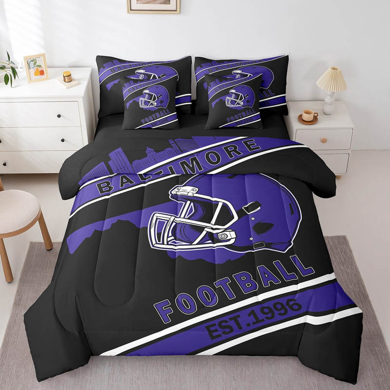 Baltimore Ravens Bedding Sets Quilt Sets Quilt Bedroom Bedding Sets