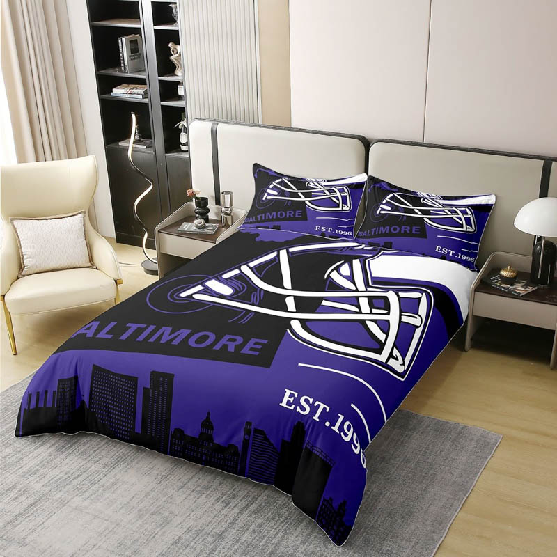 Baltimore Ravens Bedding Sets Quilt Sets Quilts Bedroom Bedding Set