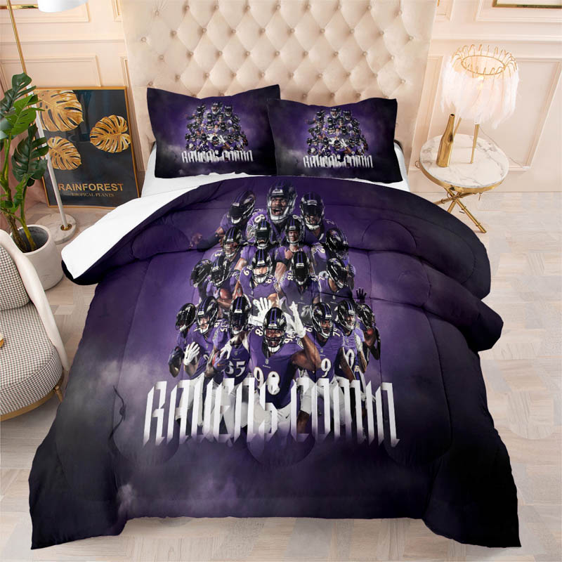 Baltimore Ravens Bedding Sets Quilt Sets Quilts Bedroom Bedding Set