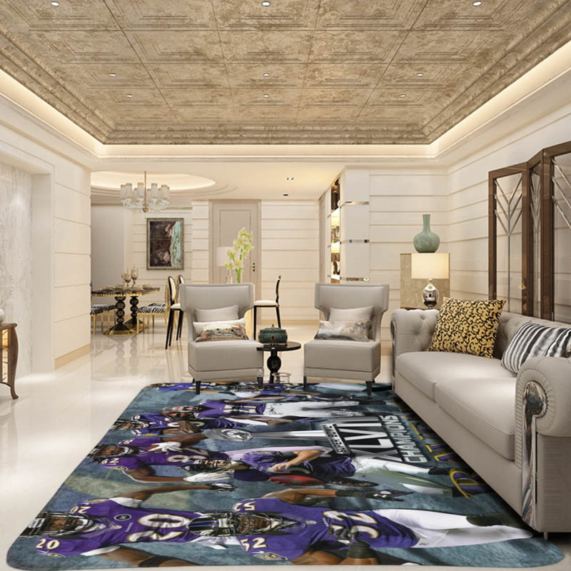 Baltimore Ravens Rug Baltimore Ravens Carpet Dining Room Rug Indoor Outdoor Rug