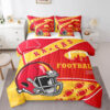 kansas city chiefs bed set quilt set quilts bedroom bedding set v82 kansas city chiefs bed set quilt set quilts bedroom bedding set v82