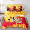 kansas city chiefs bedding sets quilt sets quilt bedroom bedding set v16 kansas city chiefs bedding sets quilt sets quilt bedroom bedding set v16