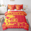 kansas city chiefs bedding sets quilt sets quilts bedroom bedding set v7 kansas city chiefs bedding sets quilt sets quilts bedroom bedding set v7