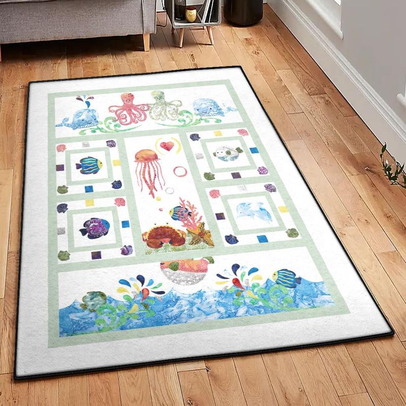 Large Area Rugs Applique Rug Home Decor