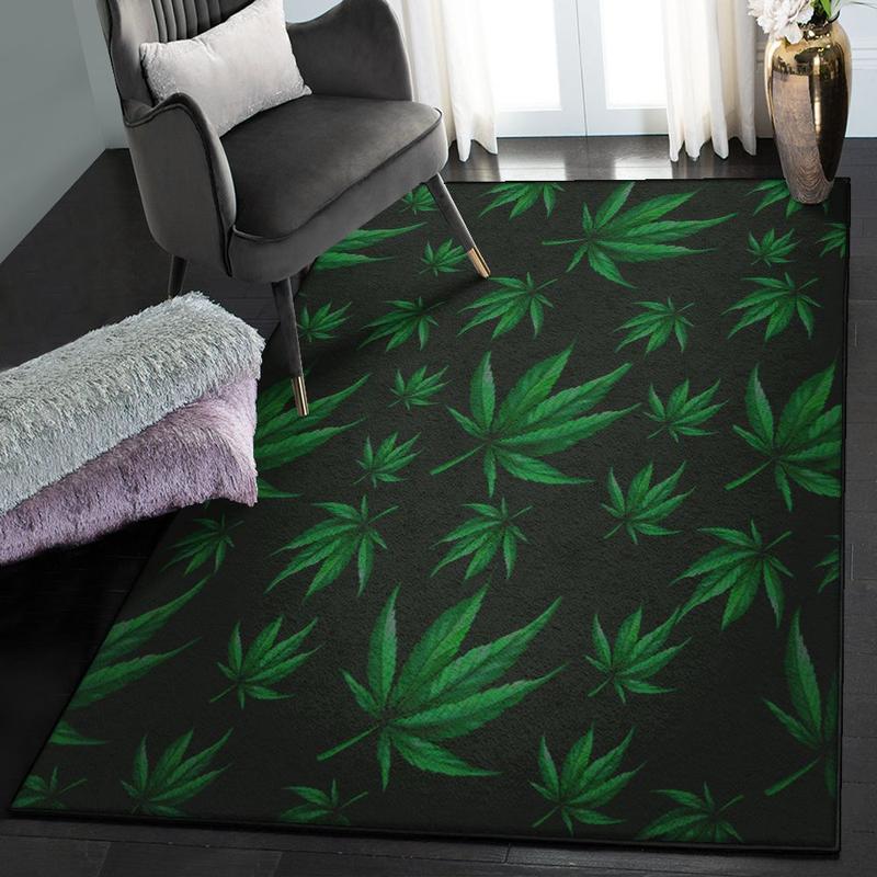 Leaves Cool Rugs Pot Leaf Pattern Rug Home Decor