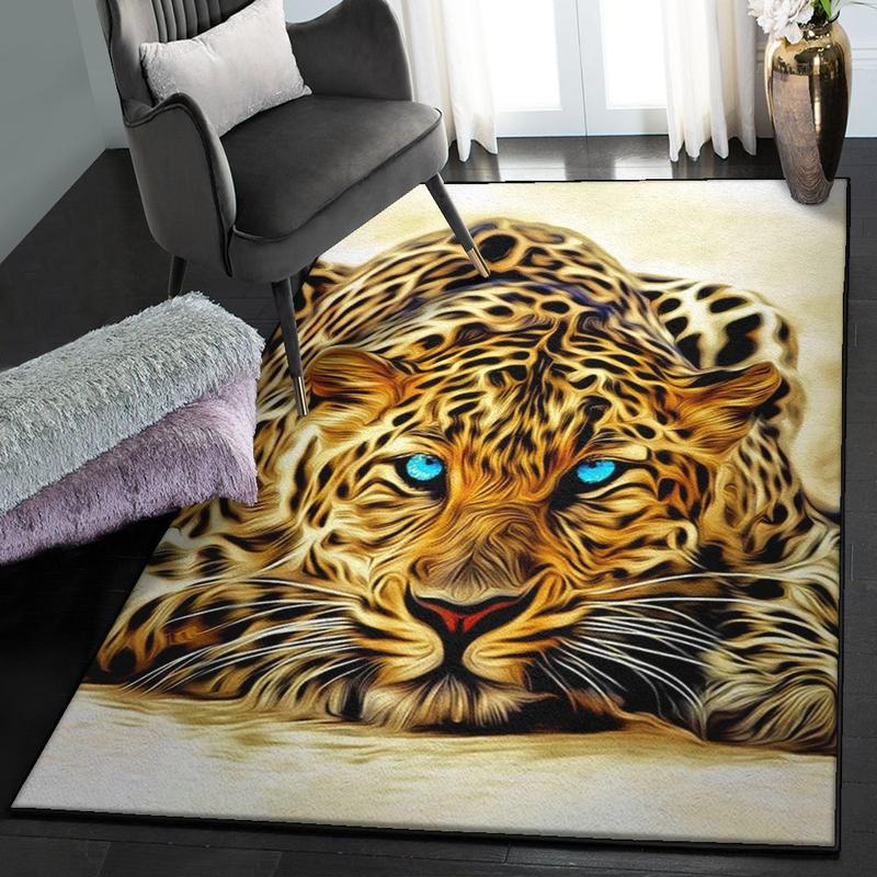 Leopard Large Living Room Rugs Leopard Home Decor