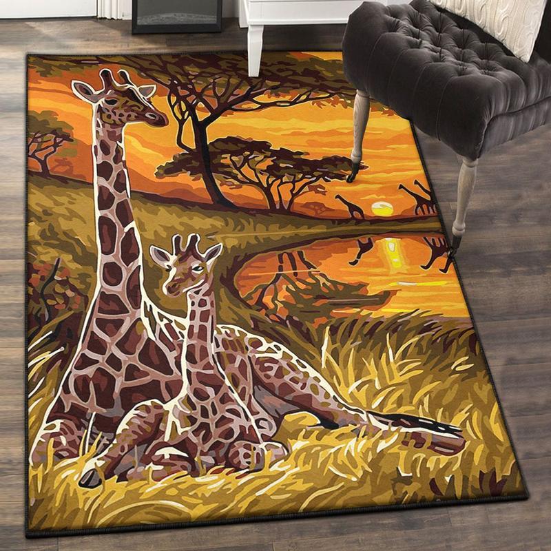 Little Giraffe Art Deco Rug Giraffe Rug Home Decor