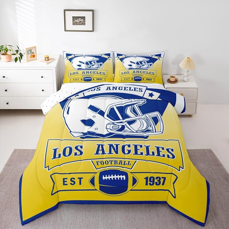 los-angeles-rams-bed-set-quilt-sets-quilts-bedroom-bedding-sets-v51 los angeles rams bed set quilt sets quilts bedroom bedding sets v51
