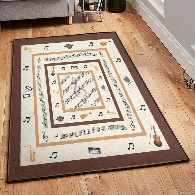 Music Cool Rugs Music Theme Rug Home Decor
